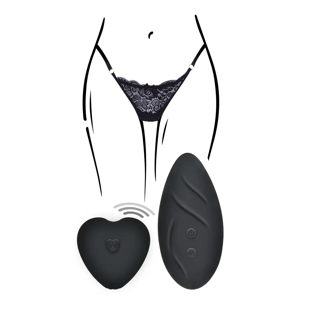 ToyJoy Angel Panty Vibe vibrační kalhotky | Černá