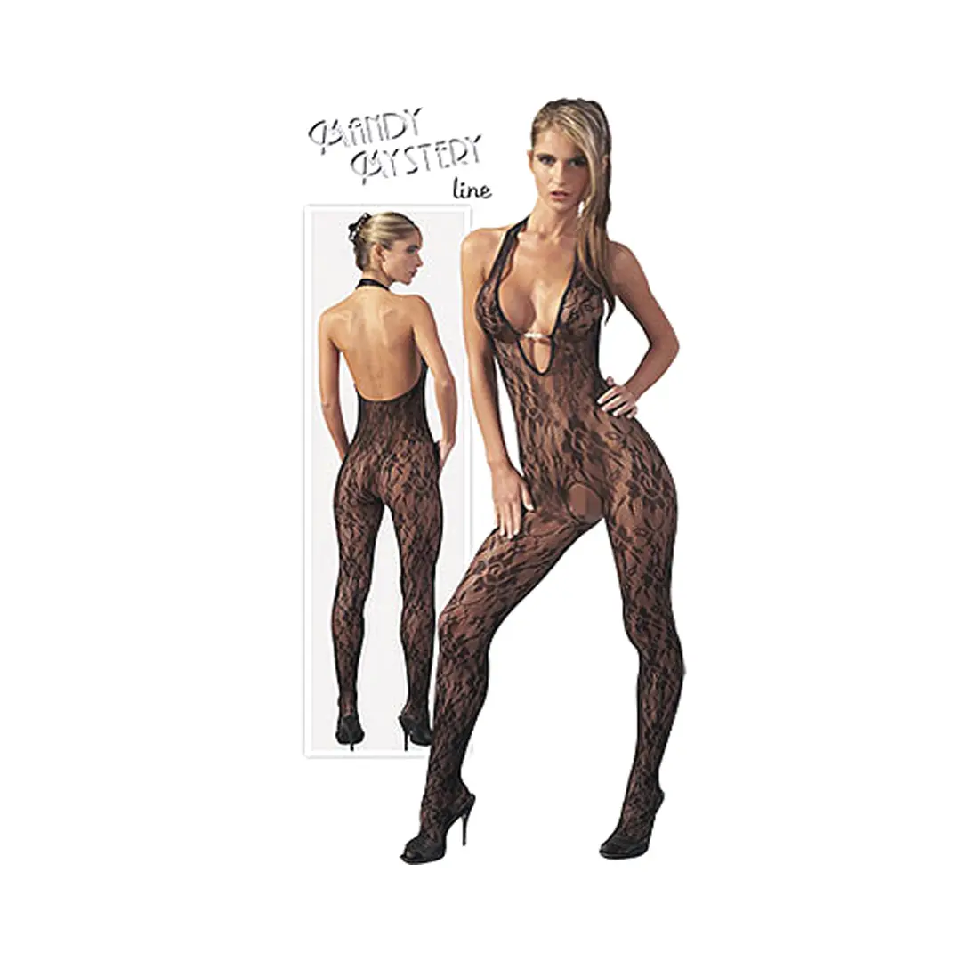 Mandy Mystery Catsuit Perle černý