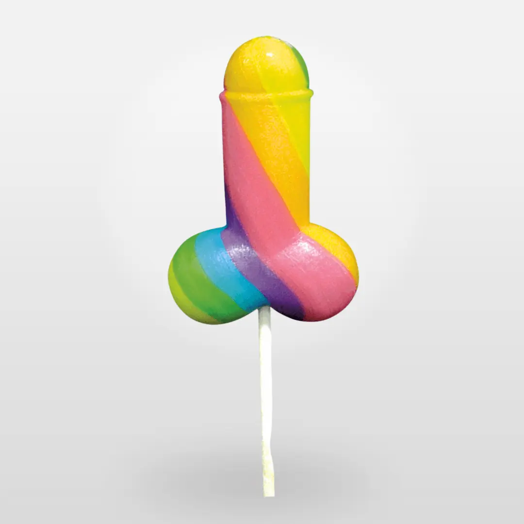 Spencer & Fleetwood Rainbow Lízátko ve tvaru penisu 85g