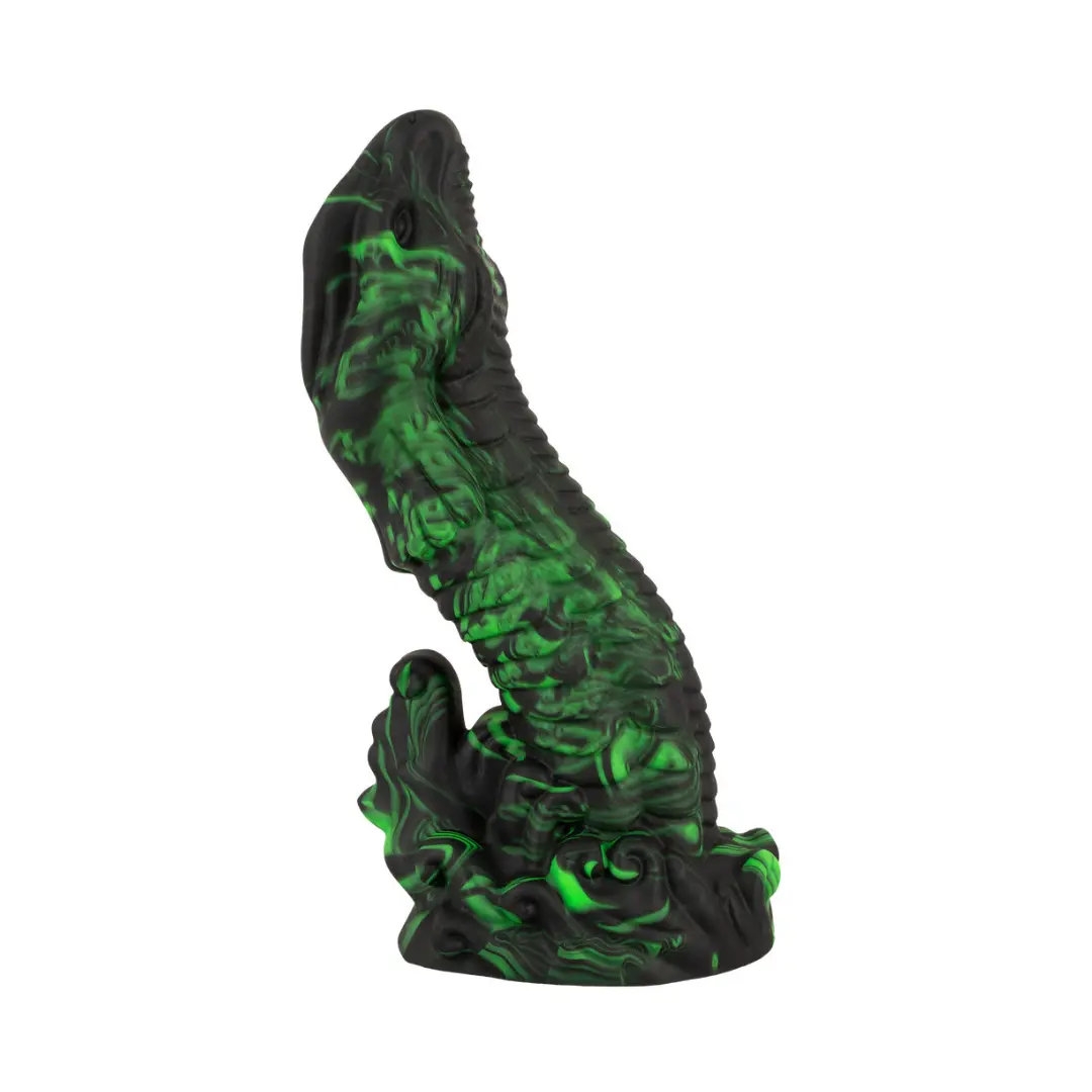 Beasty Cocks Lizard Peak ještěří dildo zeleno černé