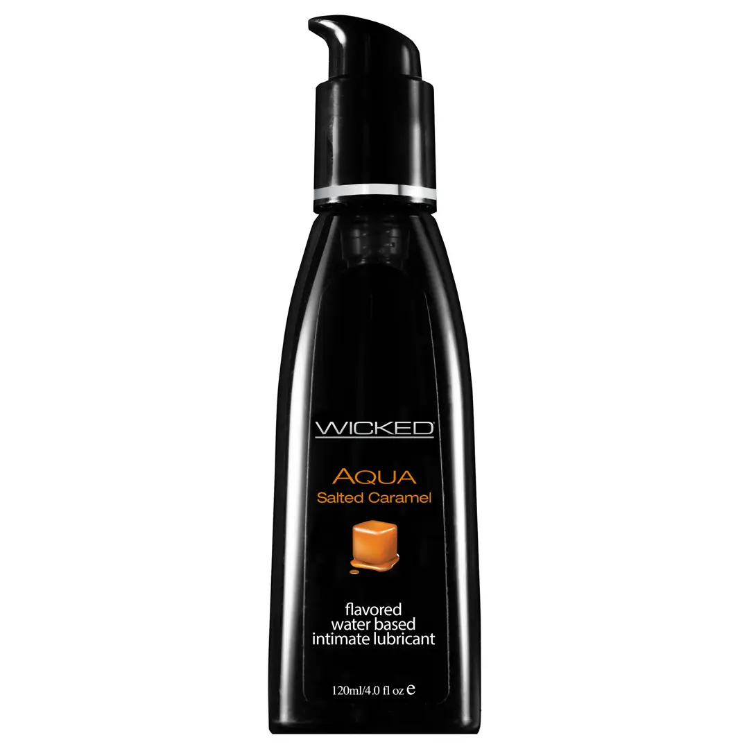 Wicked Aqua Salted Caramel jedlý lubrikační gel 120 ml