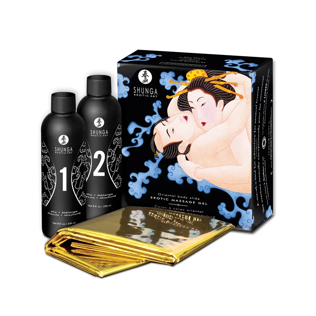 Shunga Body Massage Gel 2 x 250 ml