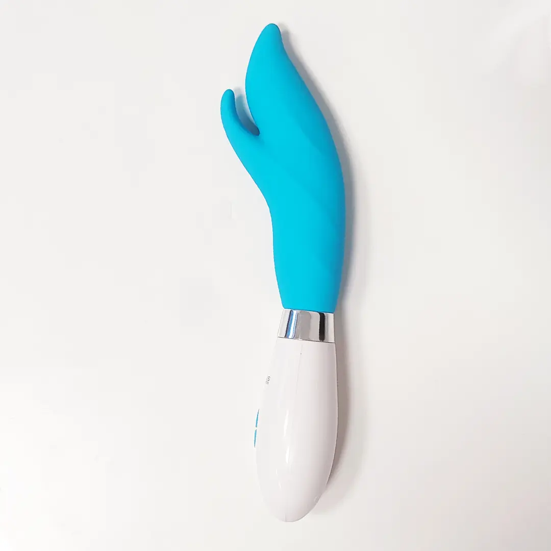 Luminous Athos turquoise vibrátor na bod G a klitoris | modrá