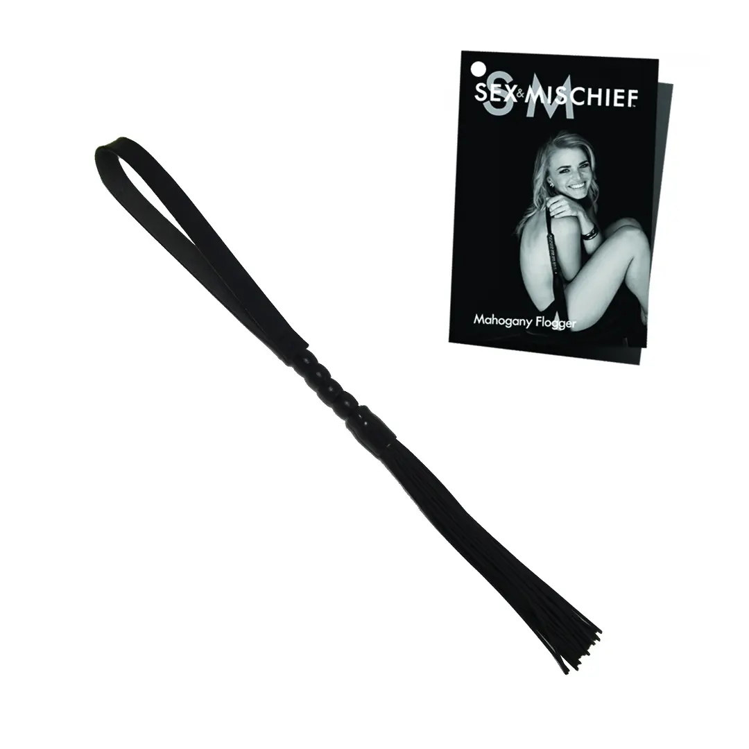 S&M Noir Whip 41cm