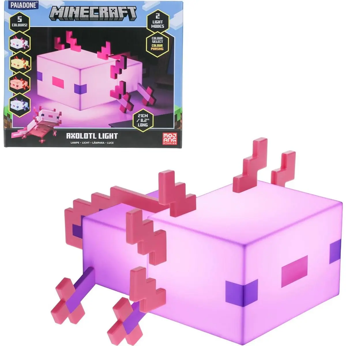 Světlo Minecraft Axolot