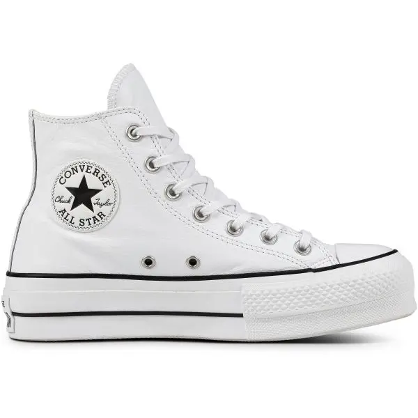 Boty Converse Ct All Star Leather Platfo - Bílá -