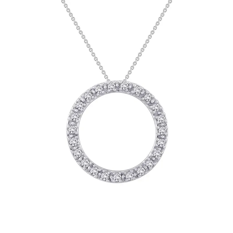 Stříbrný karma přívěsek s lab-grown diamanty Hallie