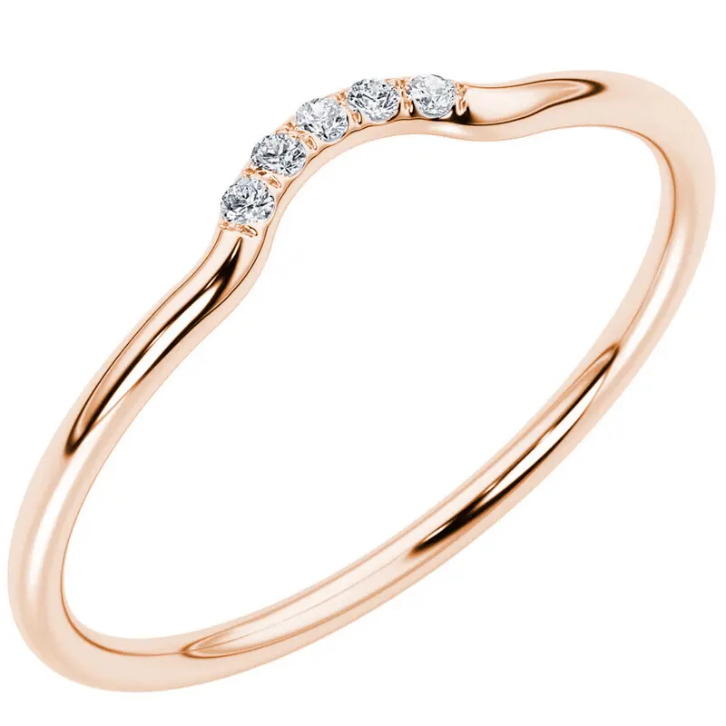Vykrojený prsten s lab-grown diamanty Cole