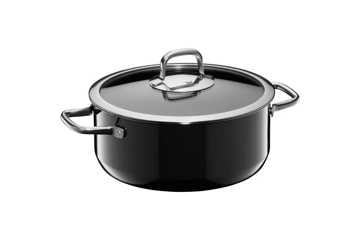Kastrol s poklicí WMF Fusiontec Compact 24 cm 05.1567.5290 Nerezový/Černý
