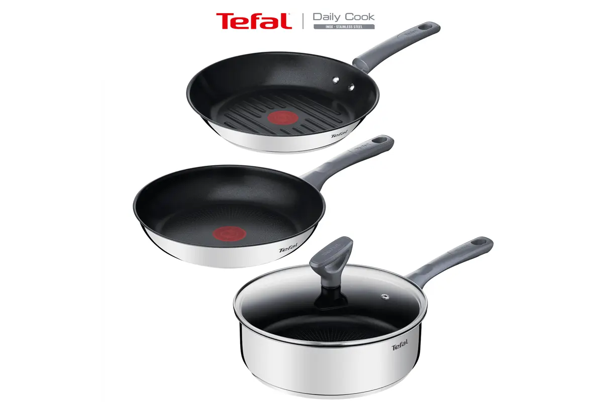 Akční set Tefal Daily Cook G7303255 + G7314055 + G7300455 Pair Beginner