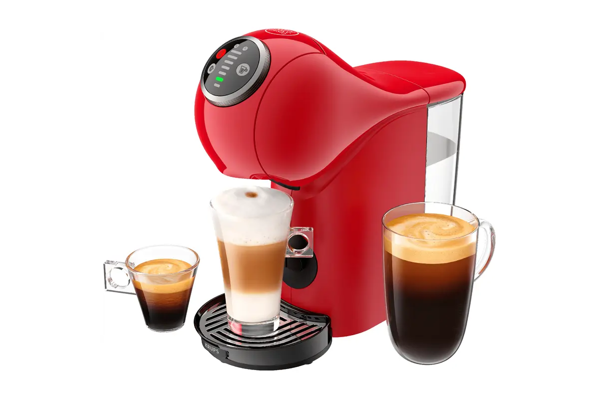 Kapslový kávovar Krups Nescafé Dolce Gusto Genio S Plus KP340510 červený