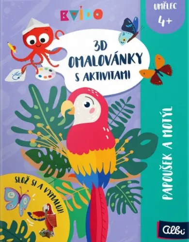 Kvído - 3D omalovánky