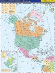 Severní a střední Amerika - příruční politická mapa A3/1:33 mil.