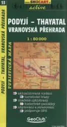 SC 053 Podyjí, Thayatal, Vranovská přehrada 1:50 000