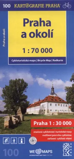 1: 70T(100)-Praha a okolí (cyklomapa)