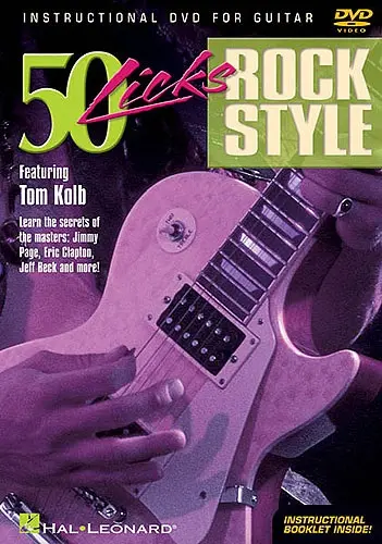 MS 50 Licks Rock Styles Guitar DVD Tom Kolb