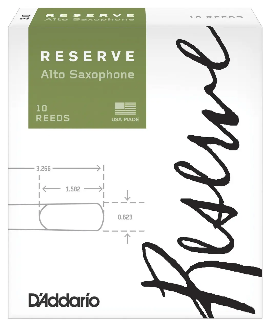 D'Addario Reserve Alto Sax, 10 - 4,5