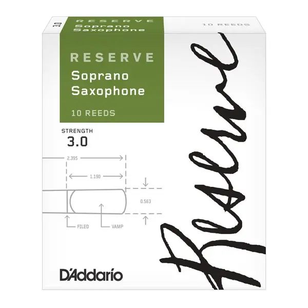 D'Addario Reserve Soprano Sax - 10 - 3,0+