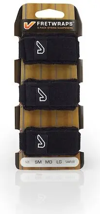 Gruvgear FretWraps Black Medium 3 Pack