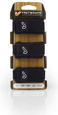 Gruvgear FretWraps Black Small 3 Pack