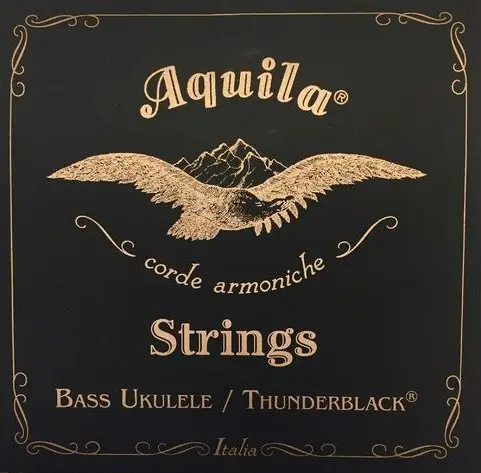 Aquila 140U Thunderblack Bass Ukulele 4-String