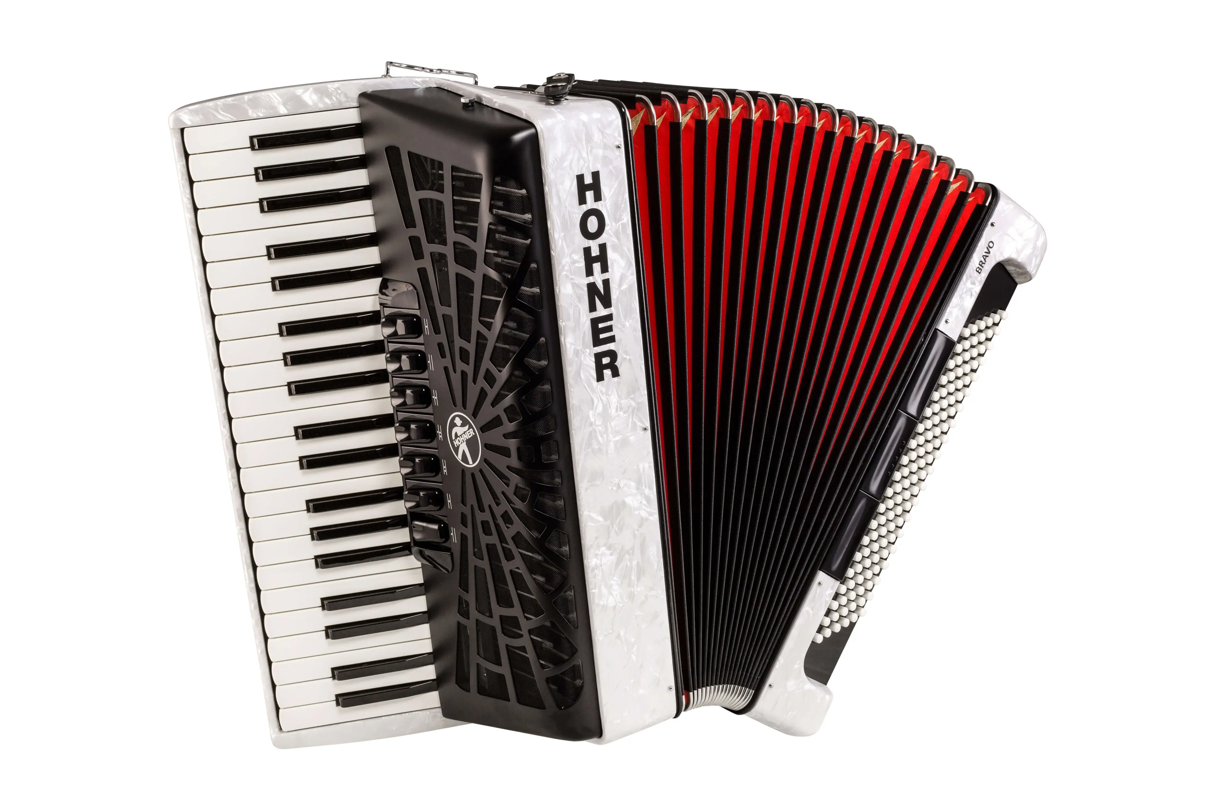 Hohner Bravo III 120 white SilentKey
