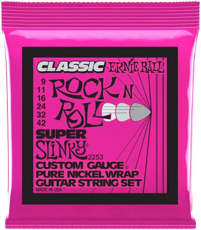 Ernie Ball 2253 Pure Nickel Super Slinky