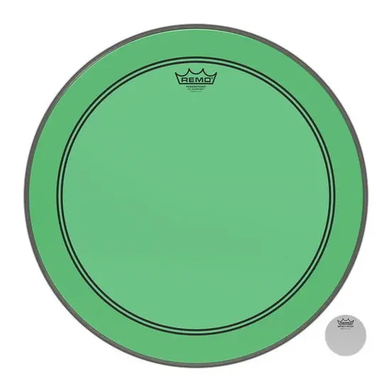 Remo 22" Powerstroke 3 Colortone Green