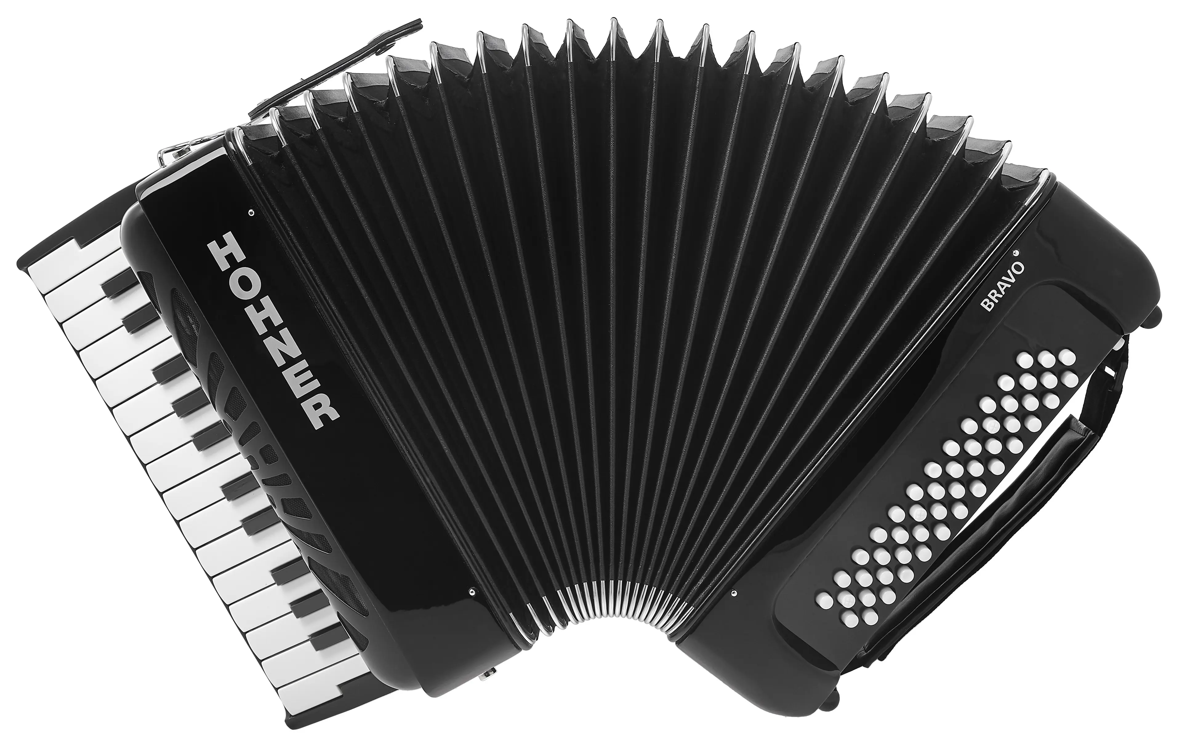 Hohner Bravo I 49 F black SilentKey