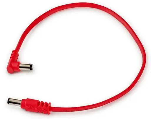 Rockboard Flat Polarity Reverser Cable Angled/Straight Red