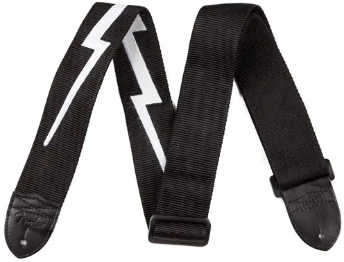 Fender 2" Nylon Lightning Bolt Strap Black