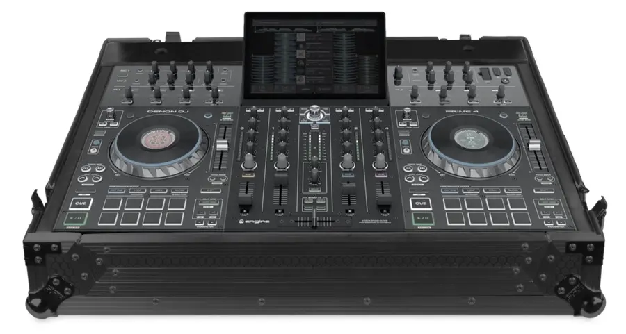 UDG Ultimate Flight Case Denon DJ Prime 4 Black Plus Wheels