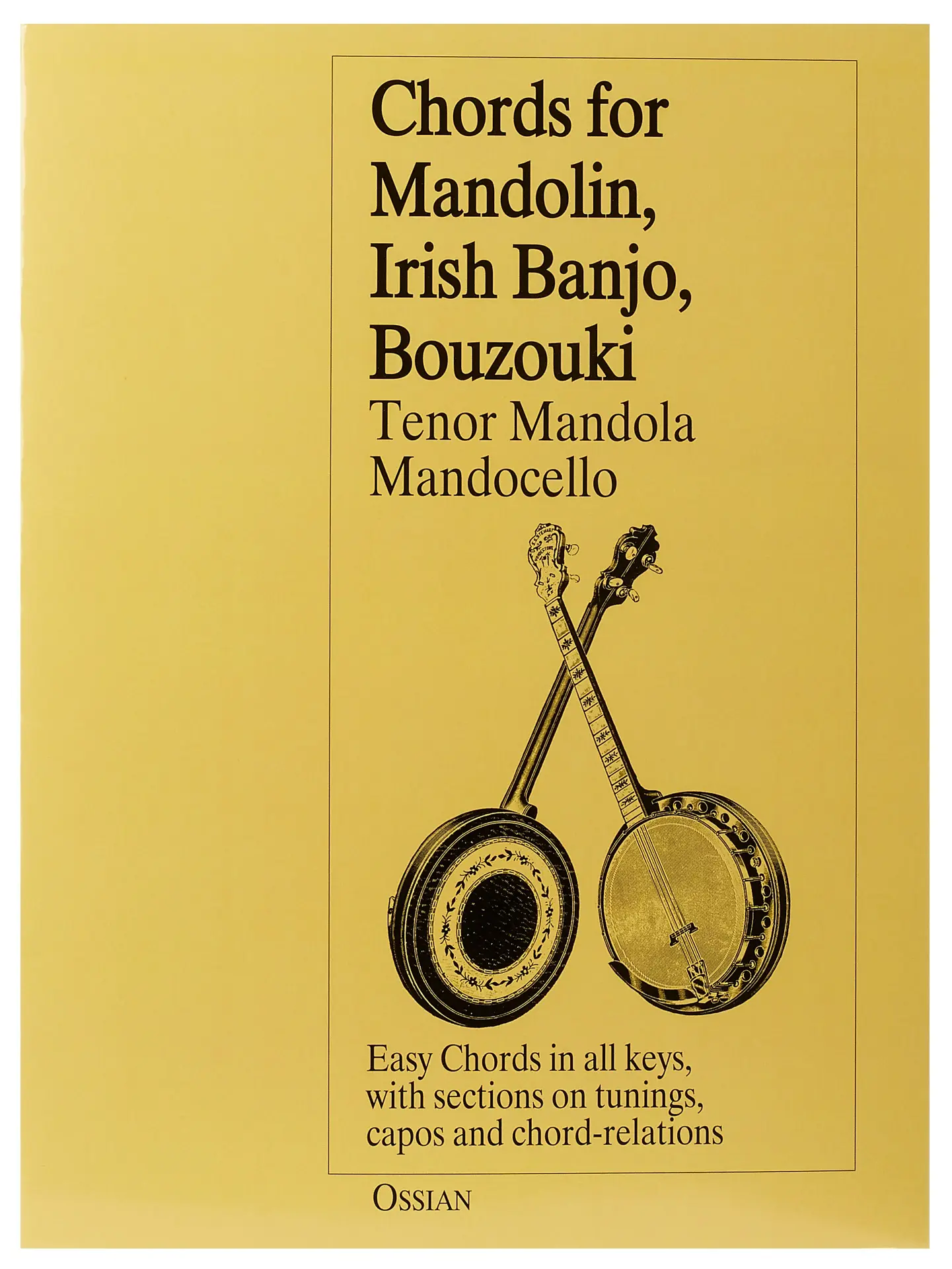 MS Chords For Mandolin, Irish Banjo, Bouzouki, Tenor Mandola, Mandocel