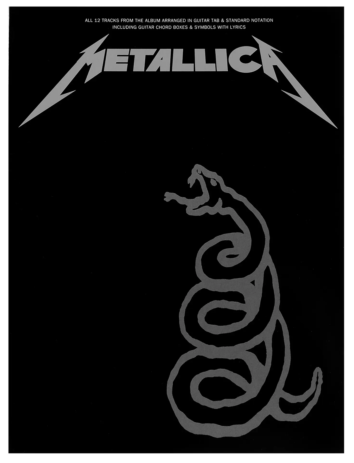 MS Metallica The Black Album TAB