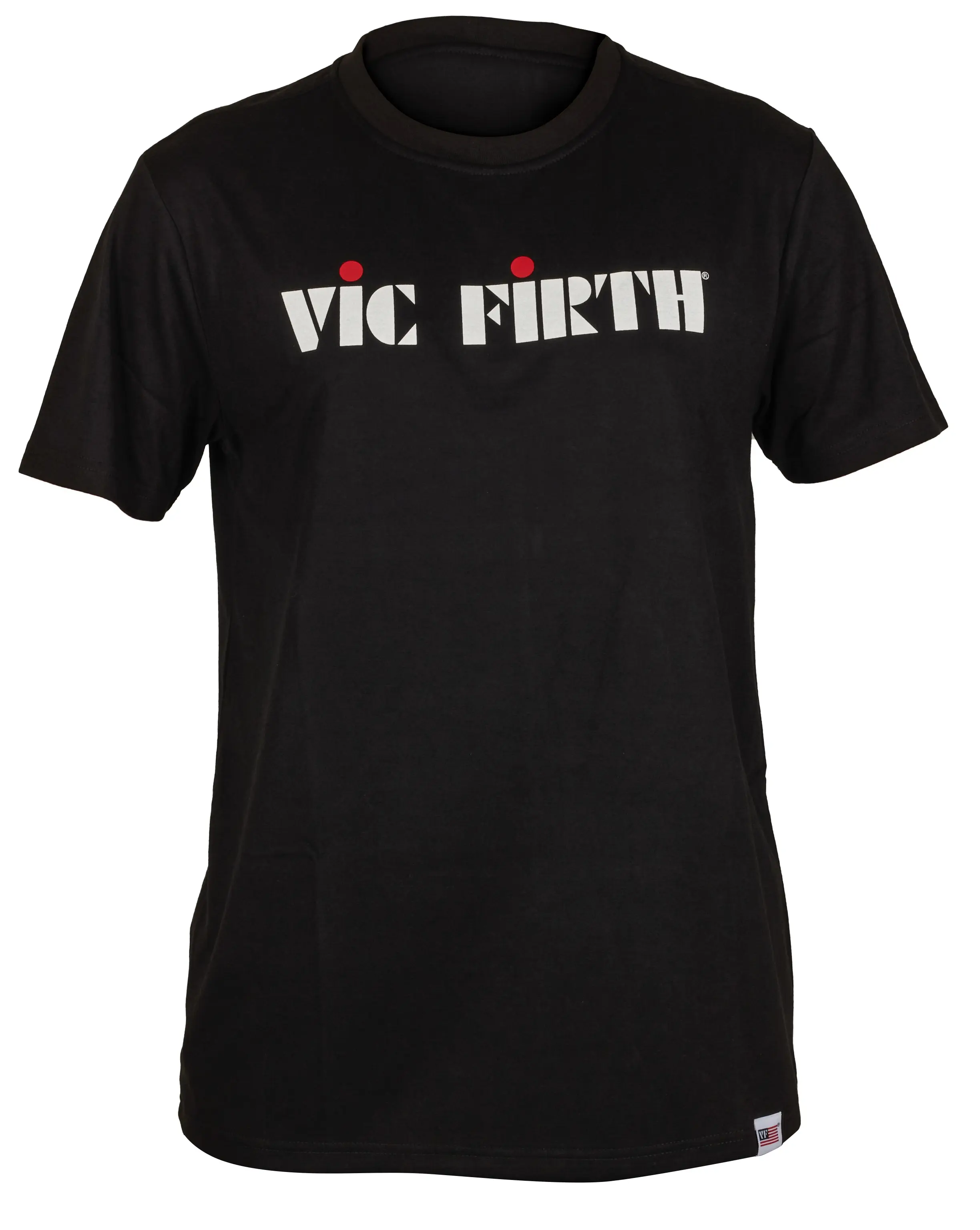 Vic Firth Black Logo Tee Large