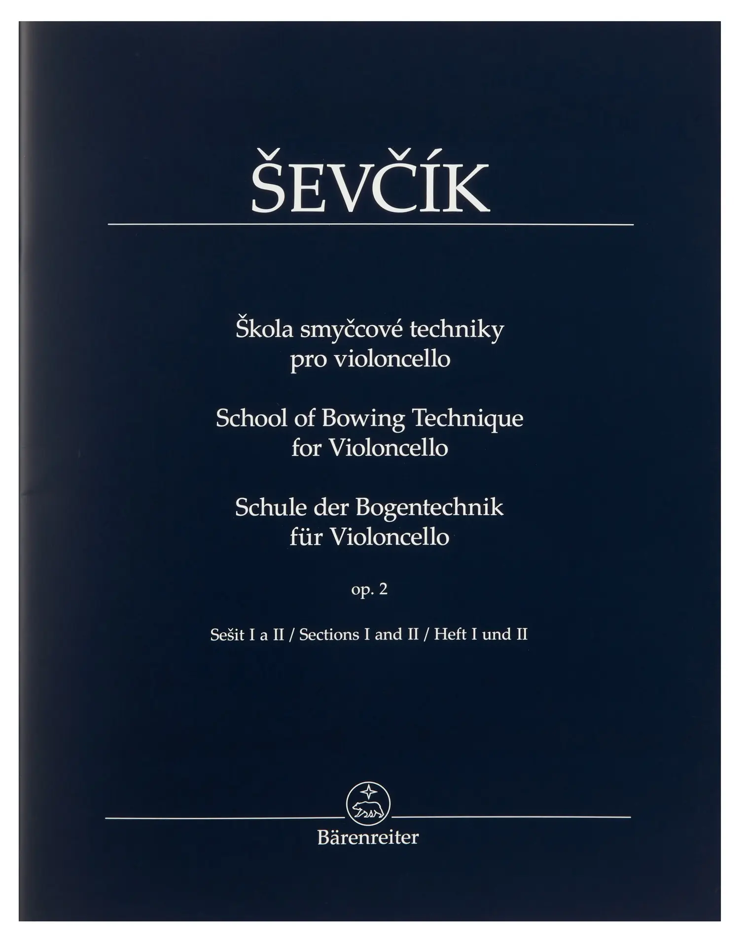 Škola smyčcové techniky pro violoncello/op. 2, sešit I a II - Otakar Ševčík