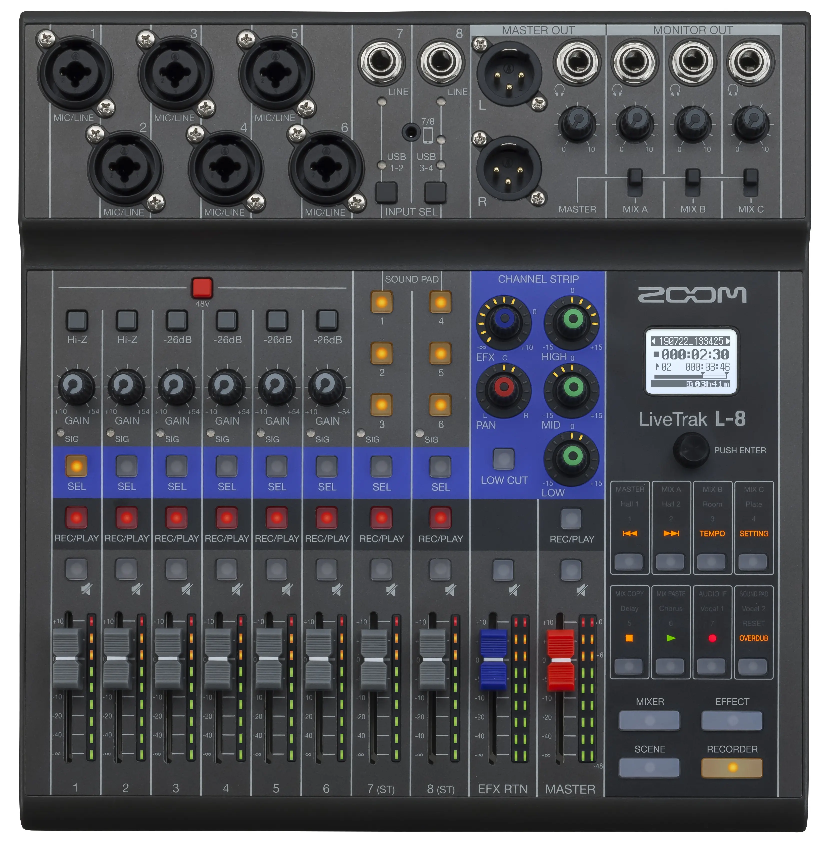 Zoom LiveTrak L-8