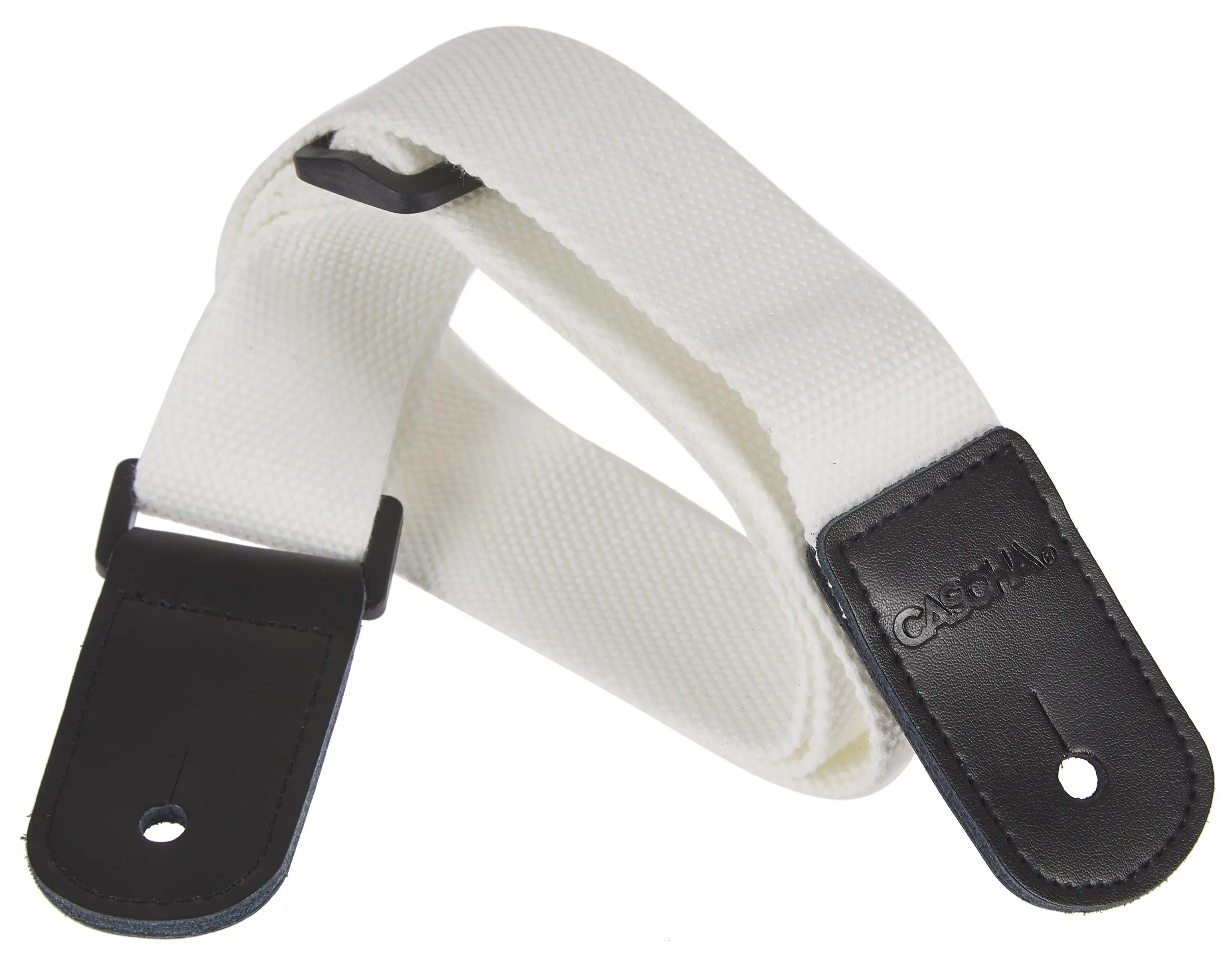 Cascha Ukulele Strap Poly-Cotton White