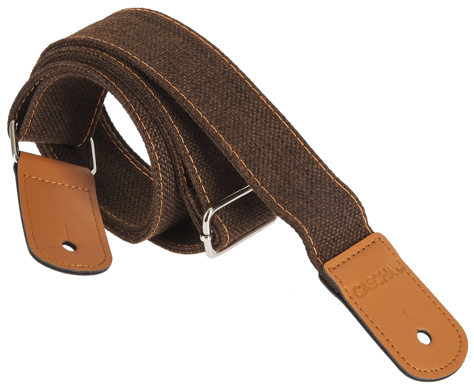 Cascha Ukulele Strap Cotton Brown