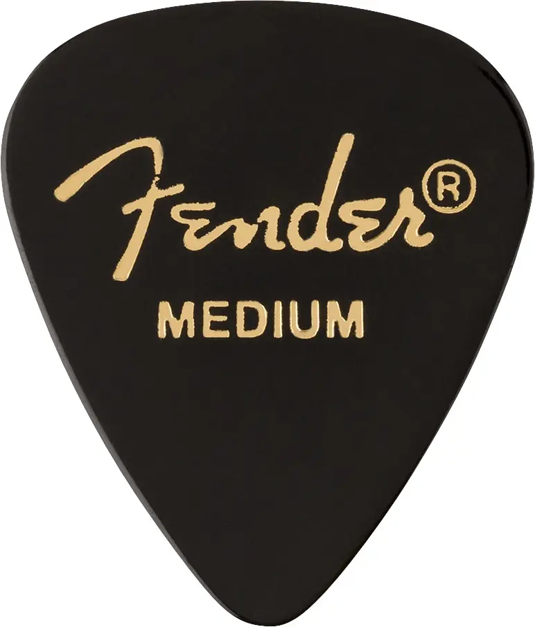 Fender 351 Shape Picks Medium Black