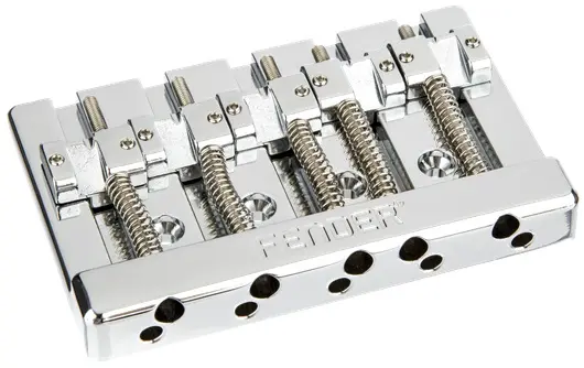 Fender HiMass 5-String Bass Narrow Bridge Assembly With Brass Saddles