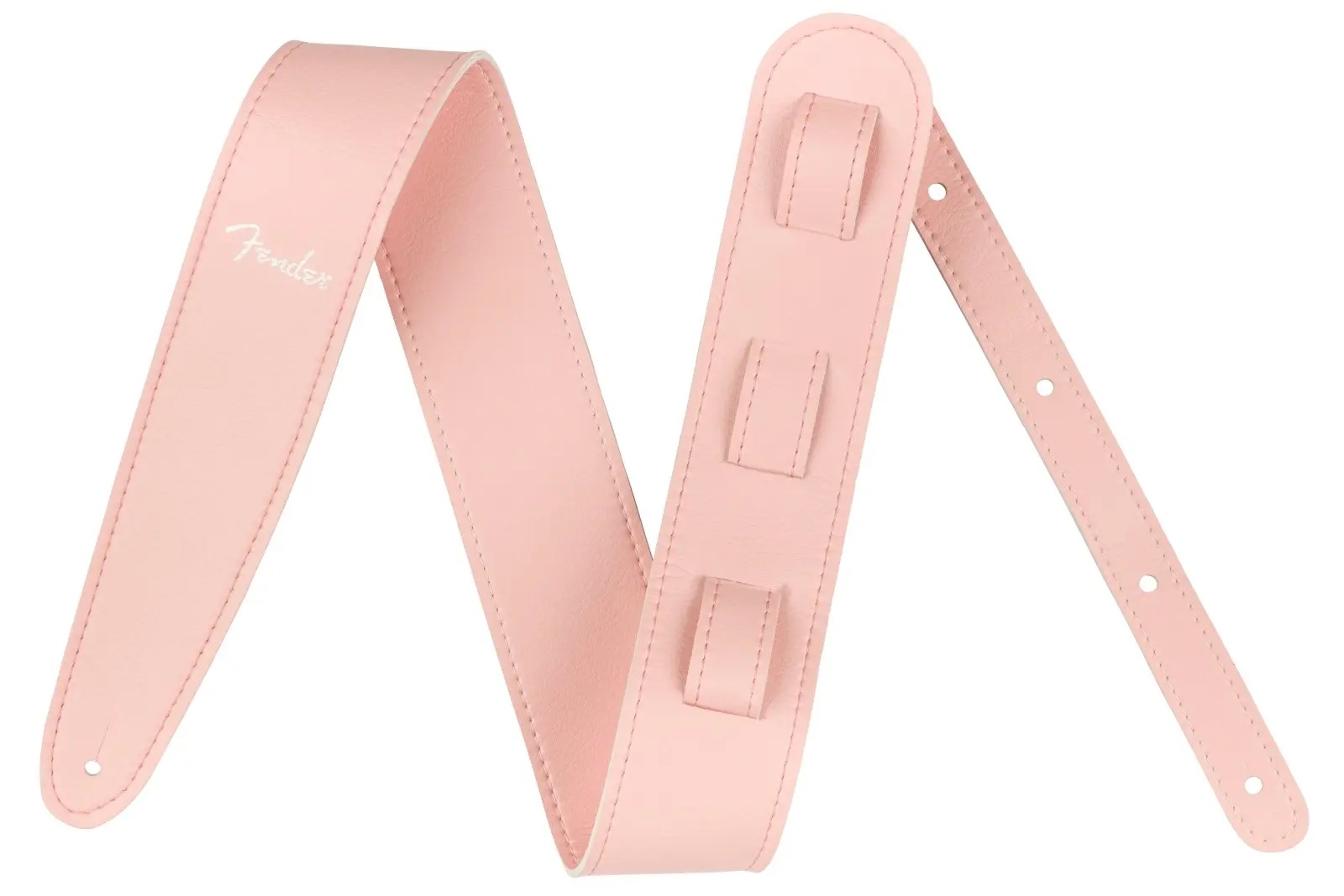 Fender Vegan Leather Strap Shell Pink 2.5"