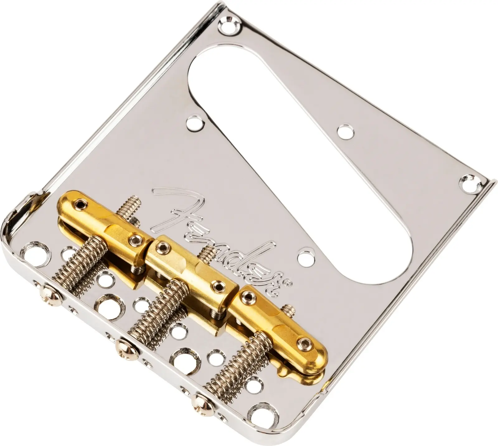 Fender 3-Saddle Top-Load/String-Through Tele Bridge with Compensated B