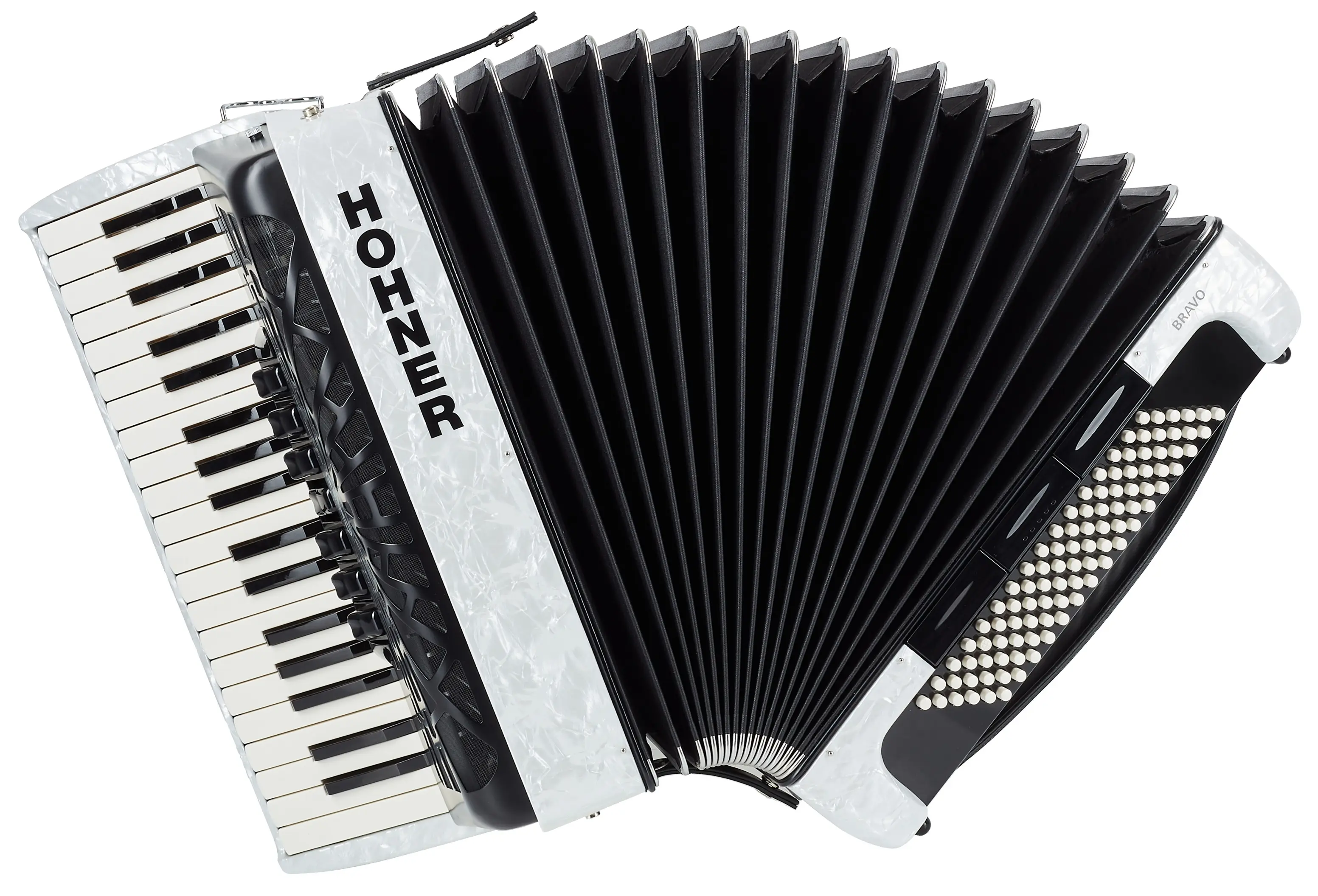 Hohner Bravo III 96 white SilentKey
