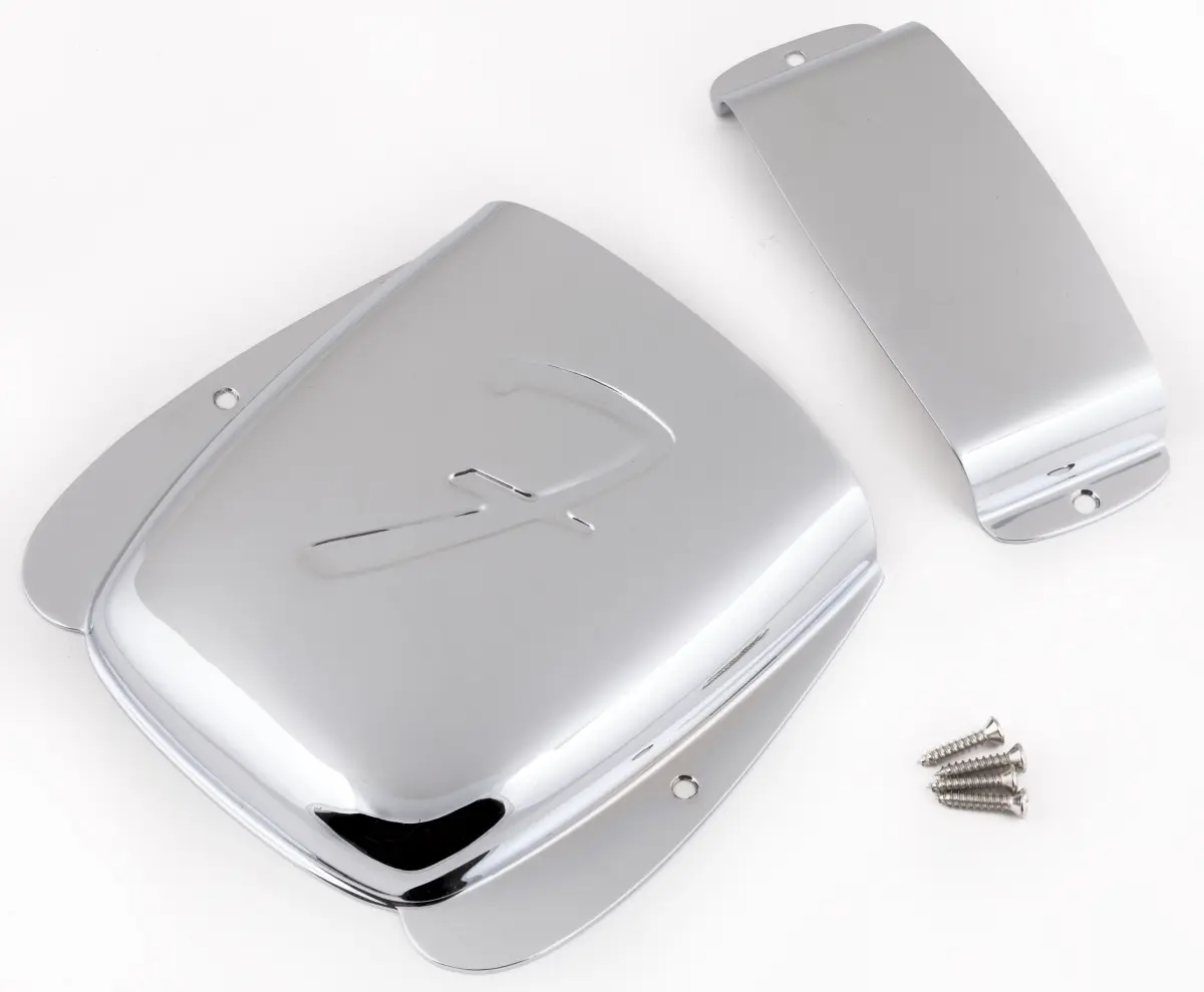 Fender Pure Vintage Jazz Bass Ashtray Cover Set Steel/Chrome