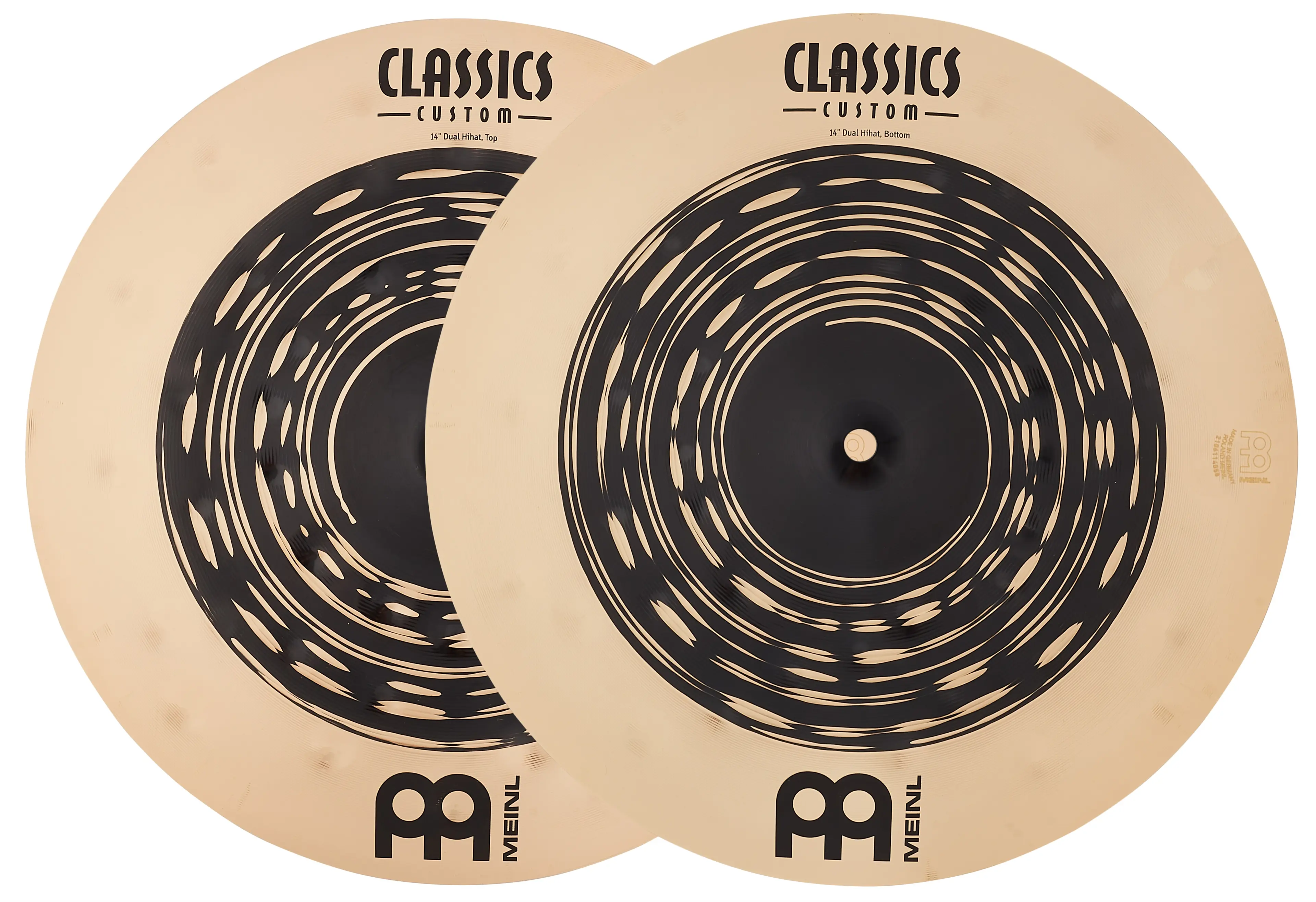 Meinl 14" Classics Custom Dual Hihat