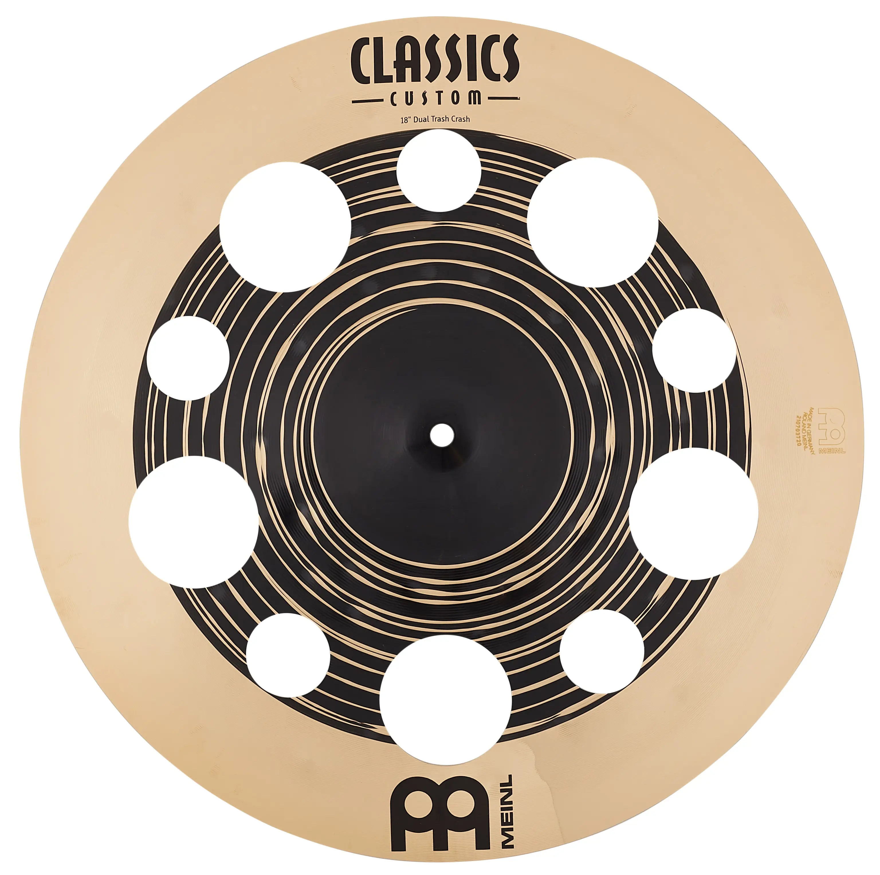 Meinl 18" Classics Custom Dual Trash Crash