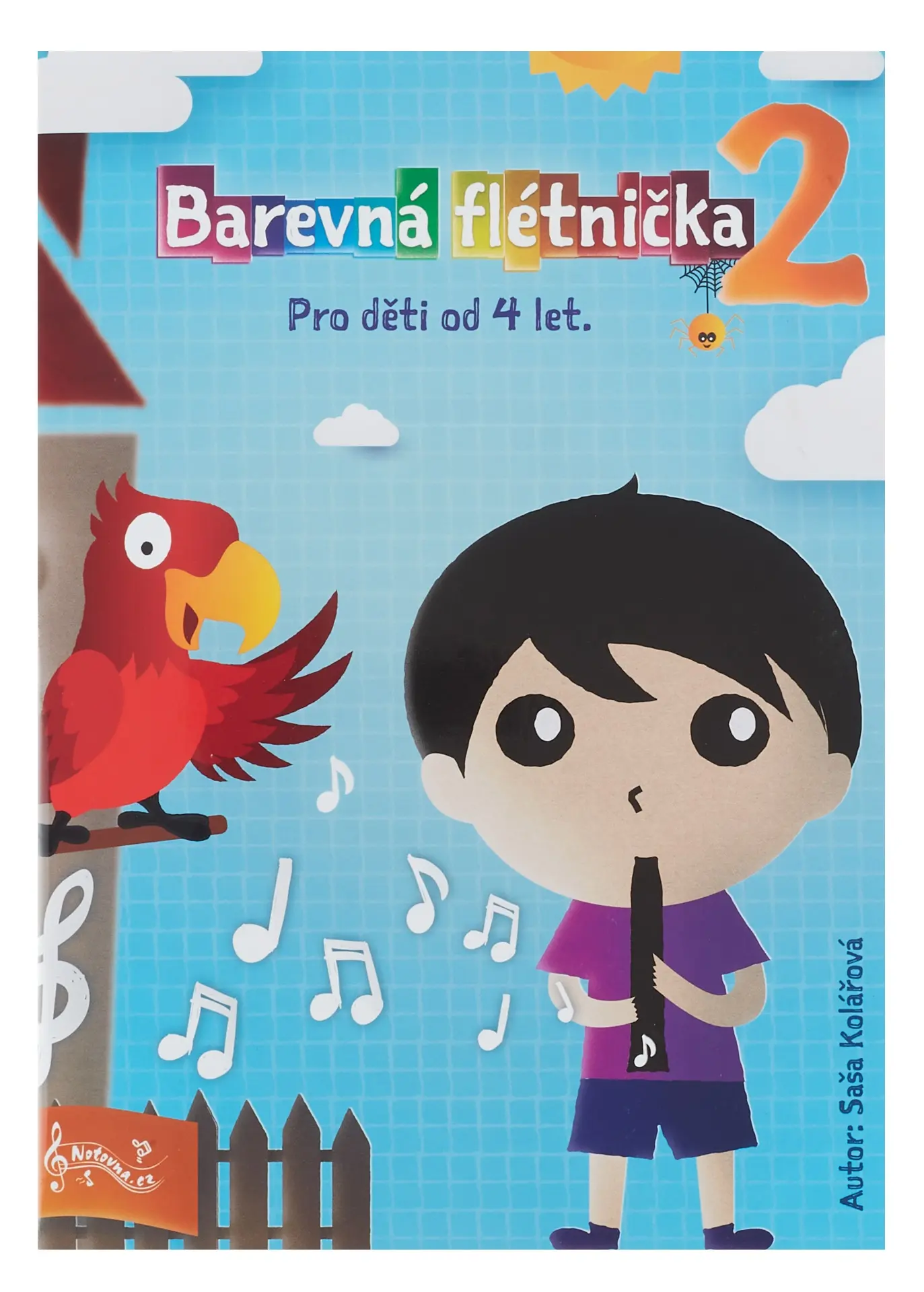 Barevná flétnička pro děti od 4 let - Saša Kolářová