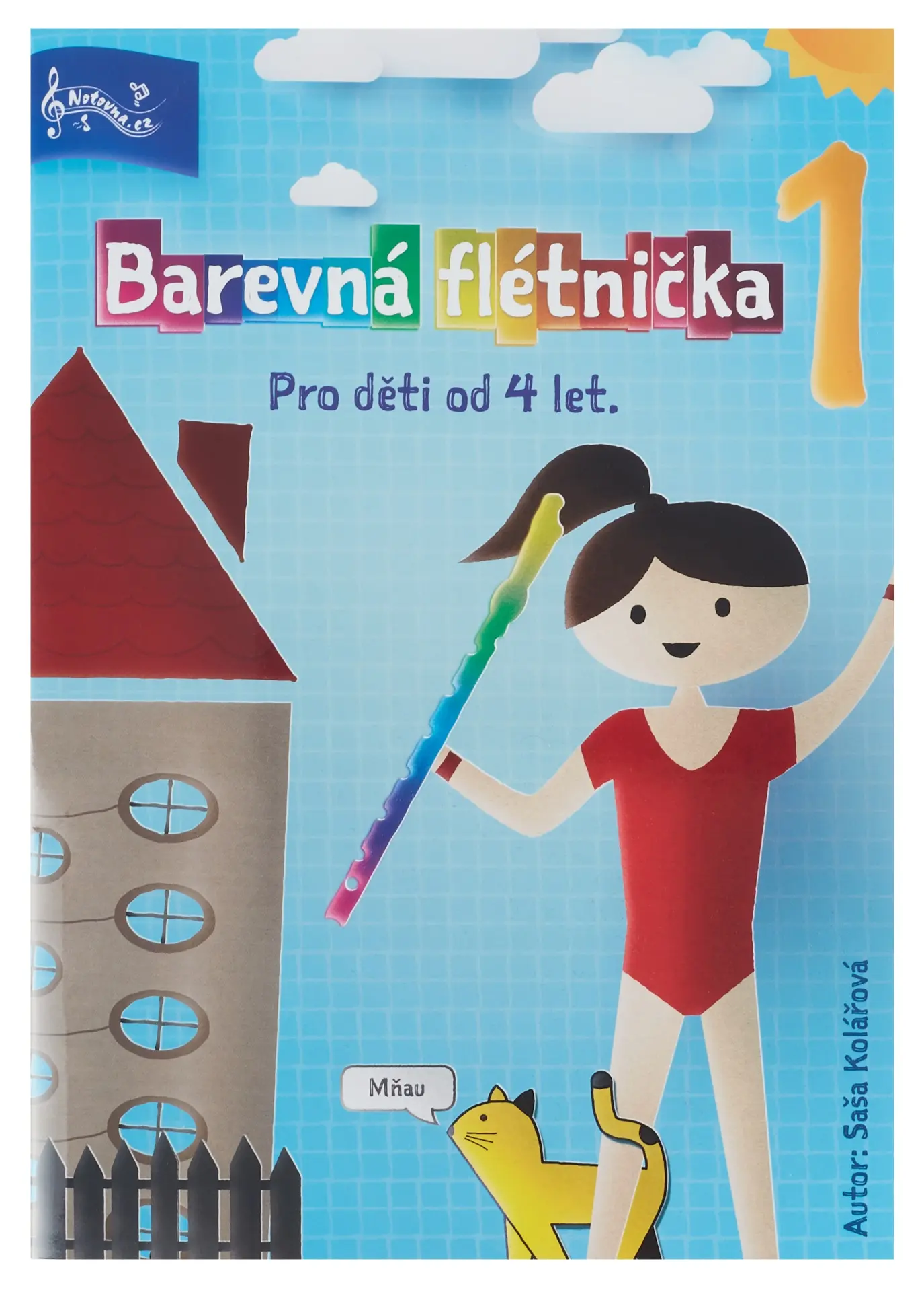 Barevná flétnička pro děti od 4 do 7 let - Saša Kolářová