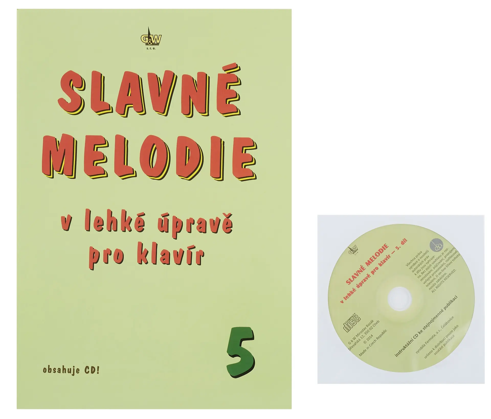 Slavné melodie v lehké úpravě pro klavír 5